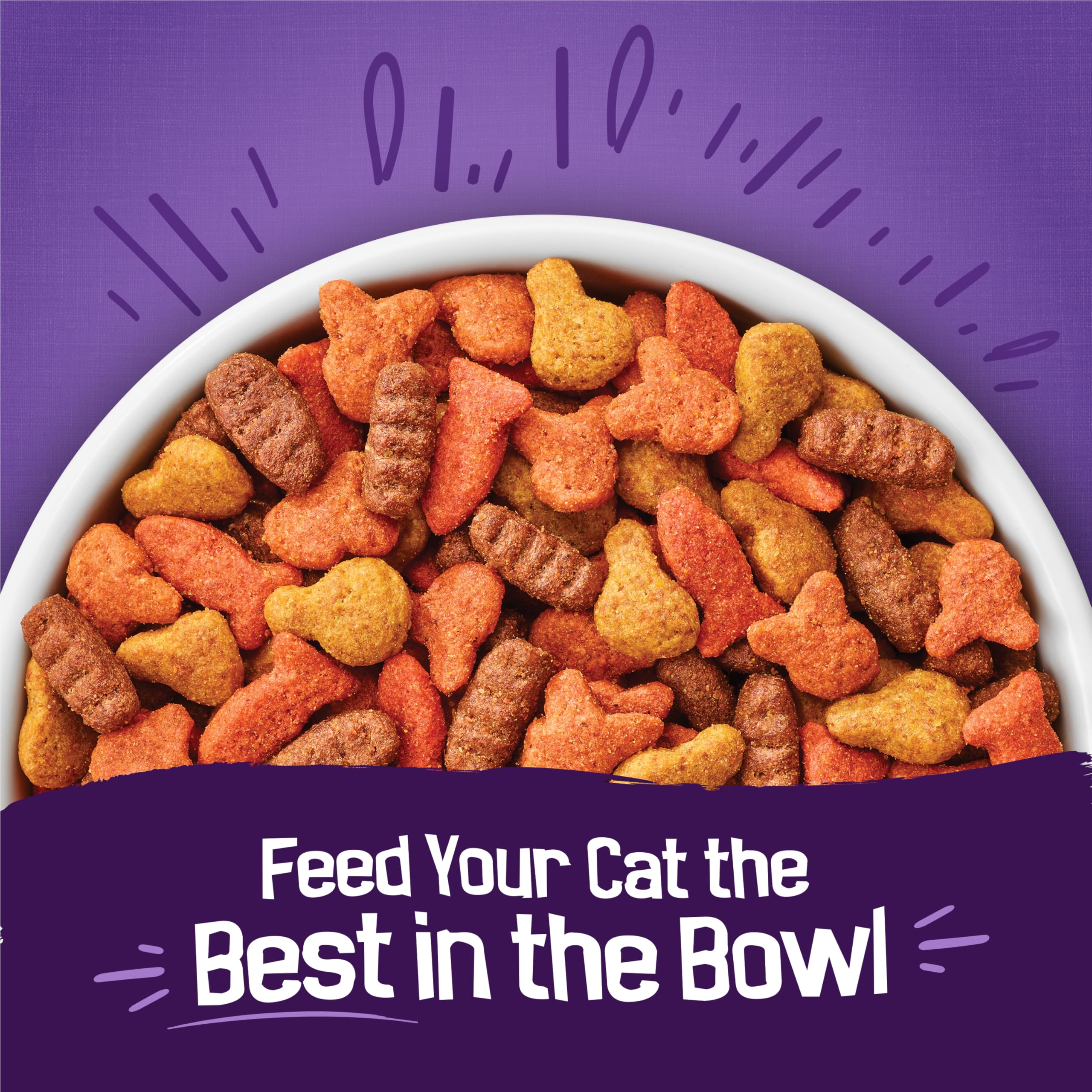 Purina Friskies Cat Food Surfin and Turfin Favorites Flavors of Chicken, Whitefish, Salmon and Filet Mignon - 22 lb. Bag - Image 3