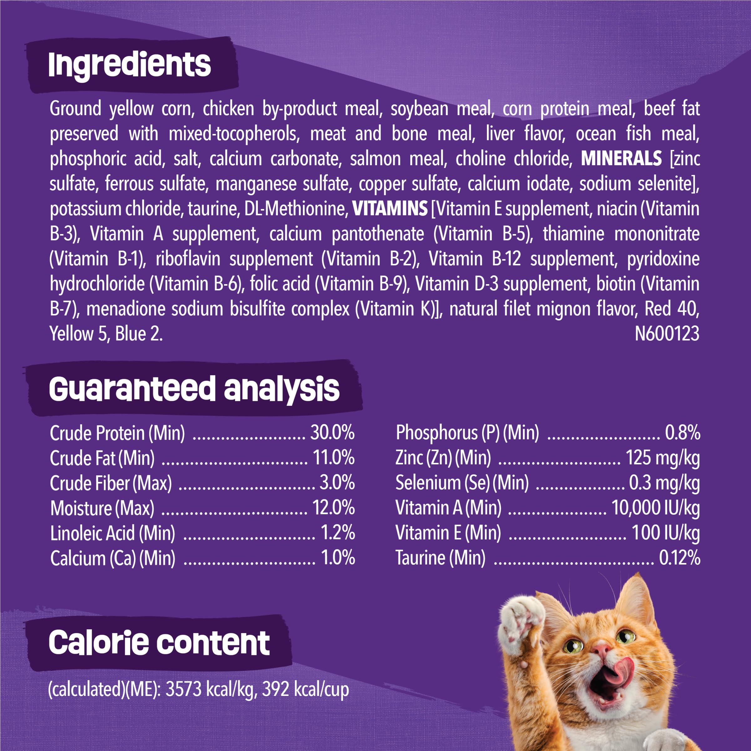 Purina Friskies Cat Food Surfin and Turfin Favorites Flavors of Chicken, Whitefish, Salmon and Filet Mignon - 22 lb. Bag - Image 6