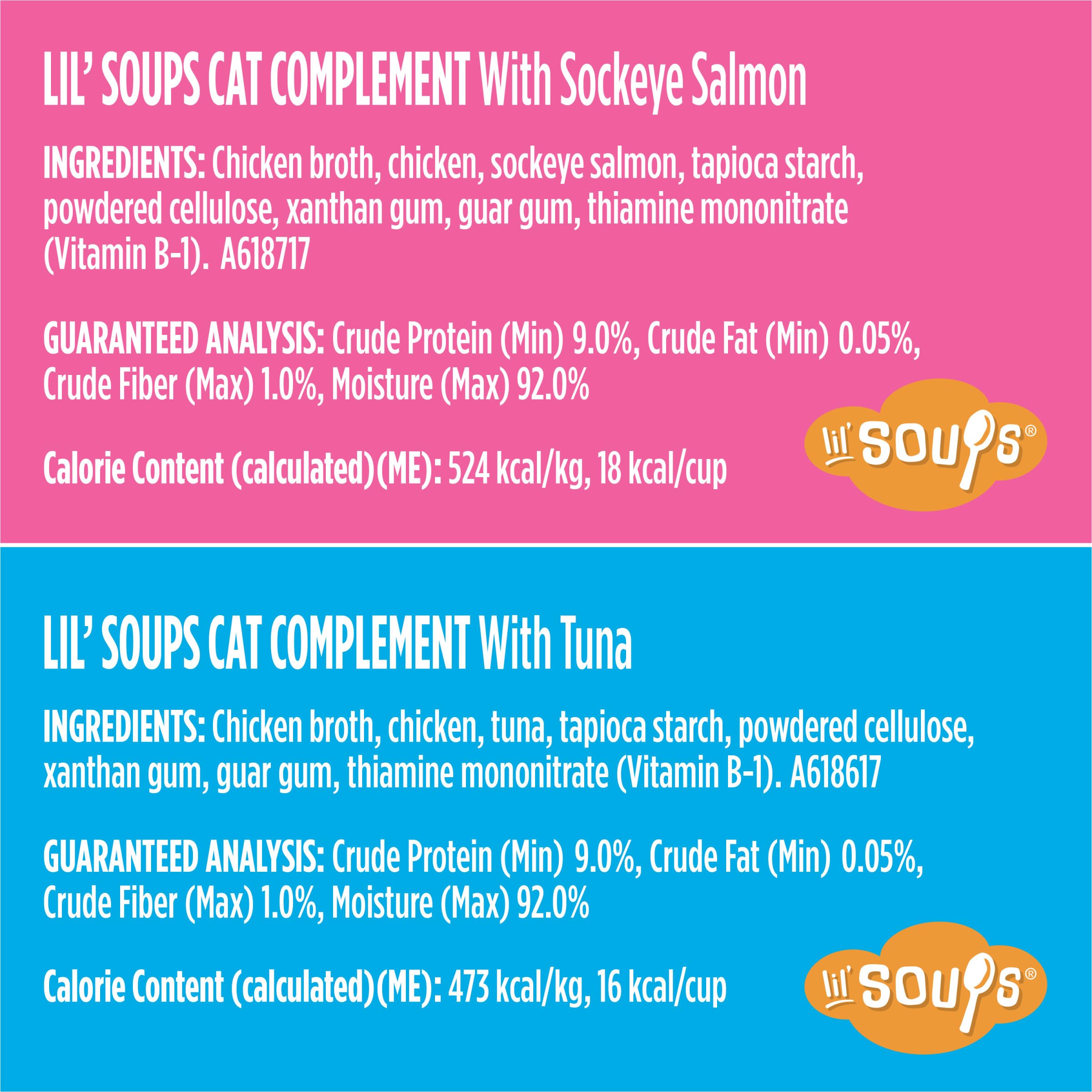 Purina Friskies Grain Free Wet Cat Food Complement Variety Pack, Lil' Soups With Sockeye Salmon & Tuna in Broth - (18) 1.2 oz. Cups - Image 7