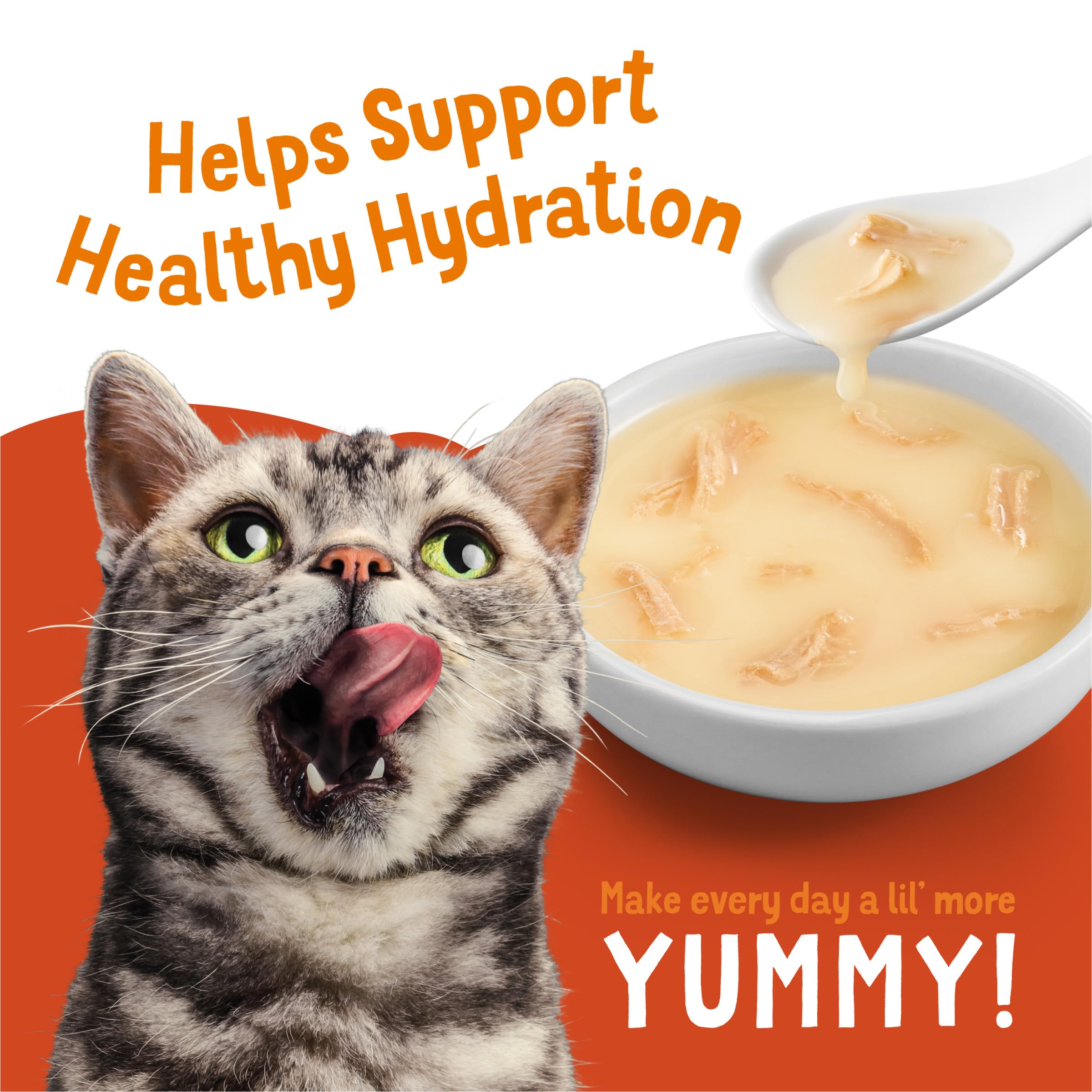 Purina Friskies Grain Free Wet Cat Food Complement Variety Pack, Lil' Soups With Sockeye Salmon & Tuna in Broth - (18) 1.2 oz. Cups - Image 8
