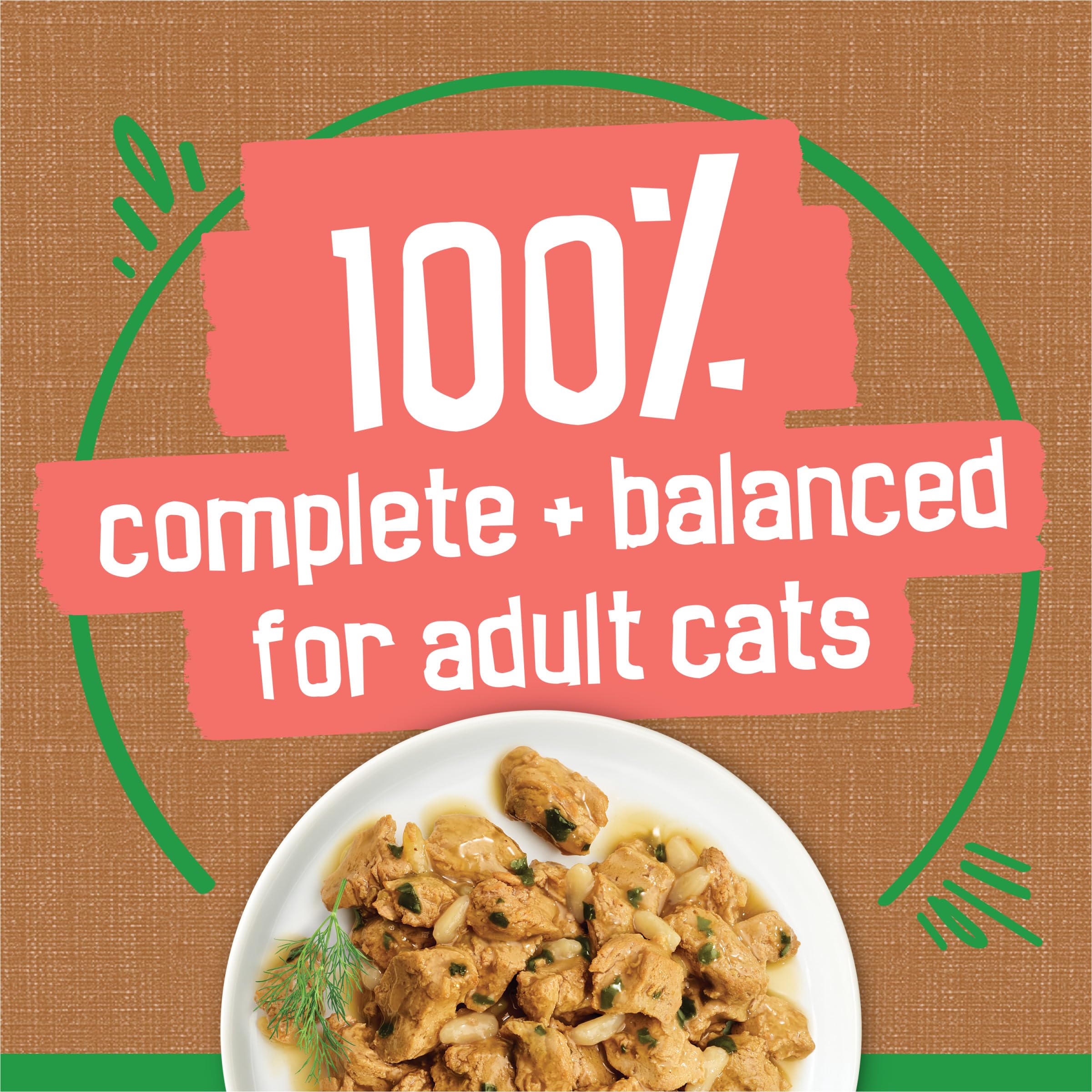 Purina Friskies Indoor Cat Food Chunky Chicken and Turkey Casserole With Garden Greens in Gravy 24/5.5 Oz - (Pack of 24) 5.5 Oz. Cans - Image 6