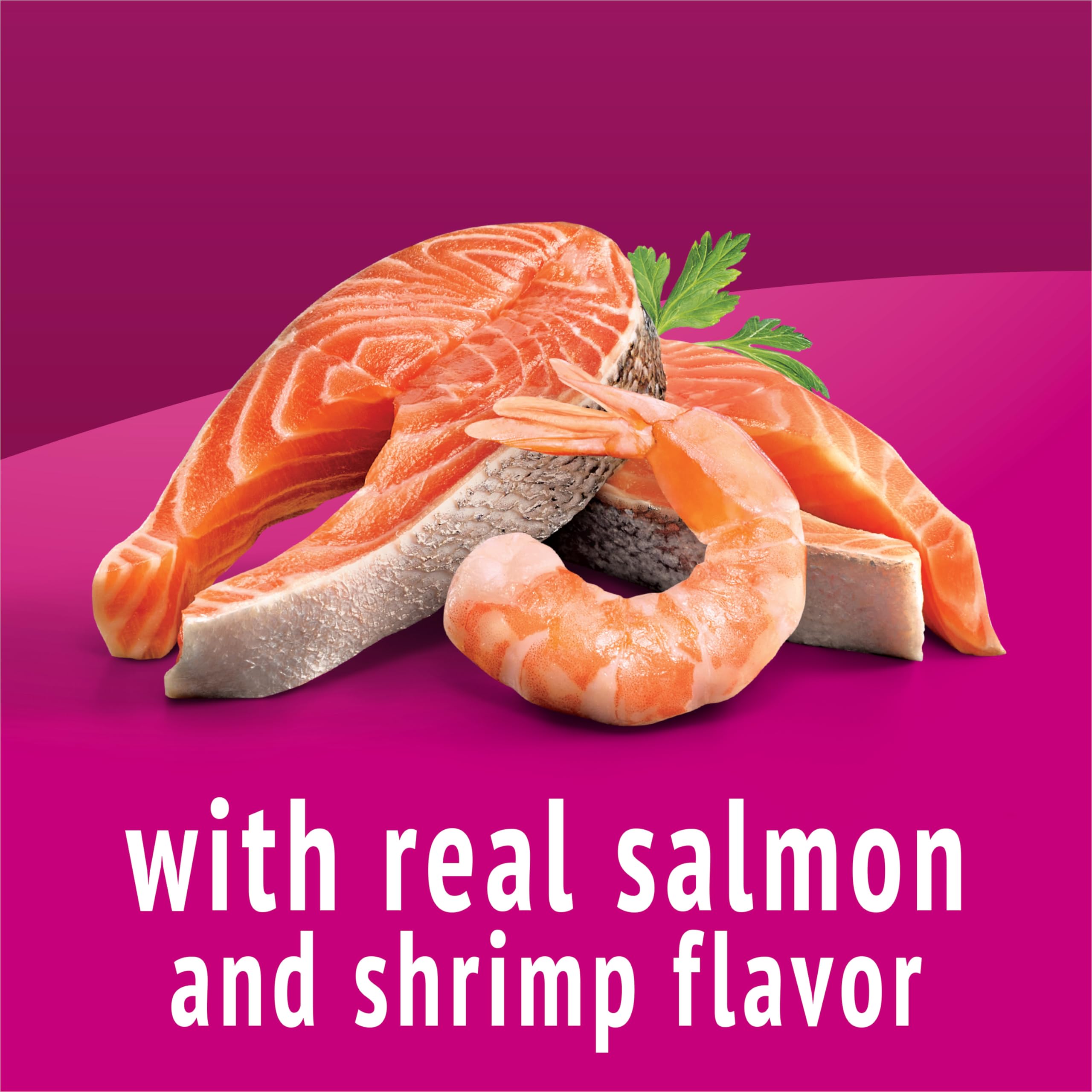 Purina Friskies Playfuls With Salmon and Shrimp Flavor Cat Treats - (Pack of 10) 2.1 oz. Pouches - Image 5