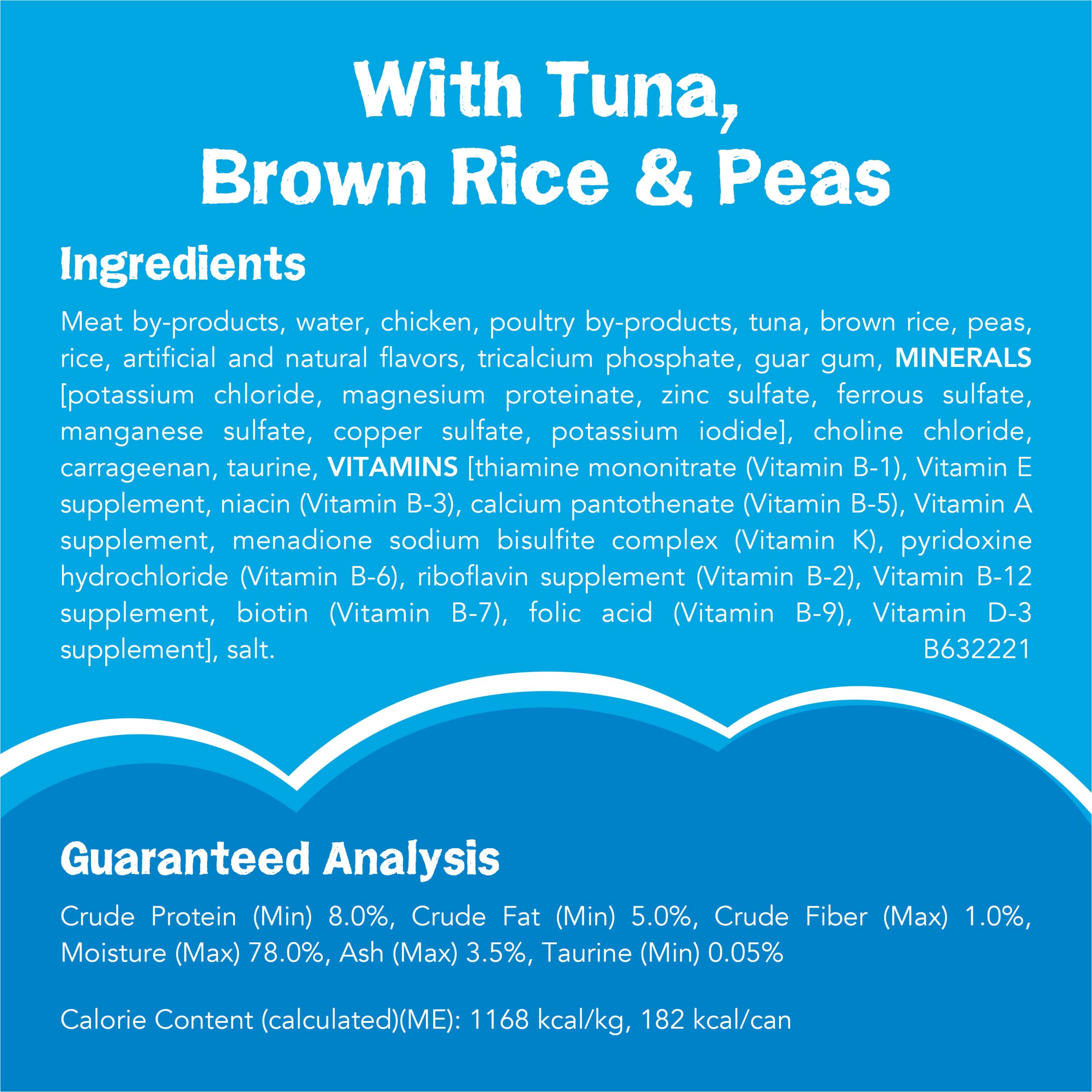 Purina Friskies Wet Cat Food Pate Ocean Favorites With Natural Tuna, Brown Rice and Peas - (Pack of 24) 5.5 oz. Cans - Image 5